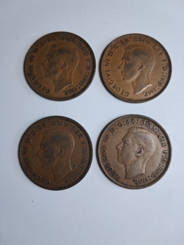 King george pennies - george, vi