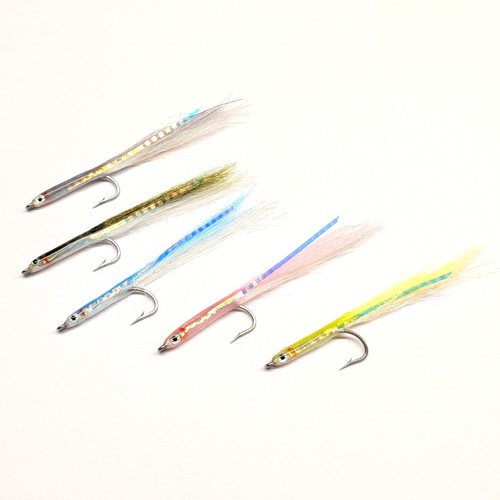 Sandeel fishing flies 10cm - sandeel,