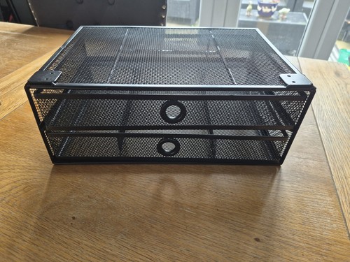 Black under drawer mesh - black,