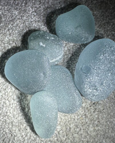 Pieces light blue sea - pieces, glass