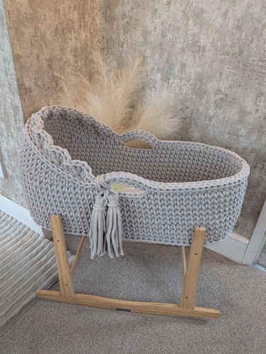 Crochet moses basket - crochet,