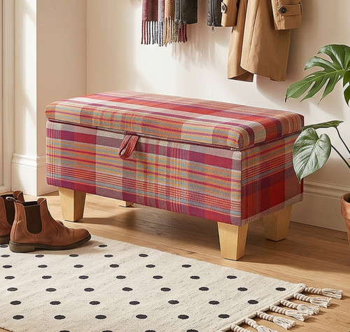 Storage ottoman footstool - storage,