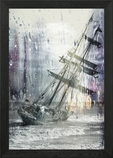 Ship Framed Wall Art Poster