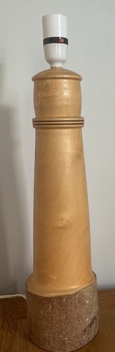 Hand turned sycamore - -,