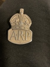 WW2 Sterling Silver ARP  Lapel