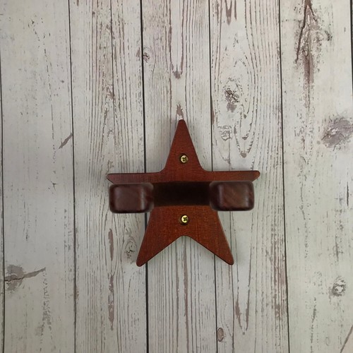 Handmade wooden brown guitar - brown,