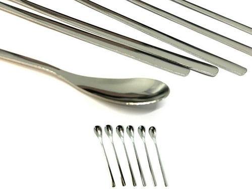 6pc stainless steel long - stainless,