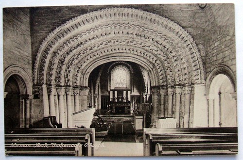 Postcard norman arch - postcard,