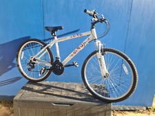 bicycle Girl's Apollo Jewel, white, front suspension, bell, shimano gears