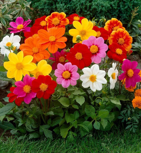 Dahlia mignon 6 - ‘mignon’, –