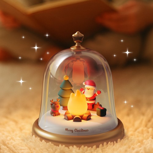 Music box with led lights - box,