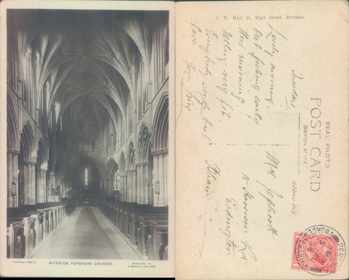 Pershore church interior - pershore,