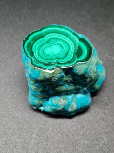 Chrysocolla malachite slab - chrysocolla,