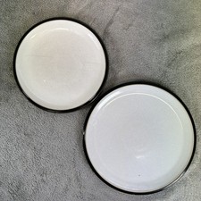 Denby Black Pepper Dinner Plate 10.5" + Side/Salad/Dessert Plate 9" - 2 items