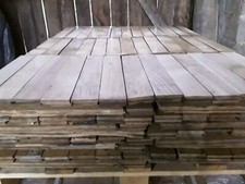 Reclaimed oak parquet.Rare size 14 inches long.2.4 inch wide.22 mm thick. £35/sm
