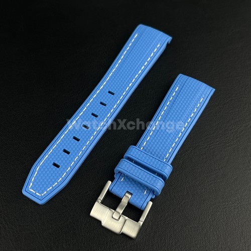 Blue 20mm silicone rubber - blue,