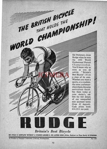 Rudge world champion - rudge,