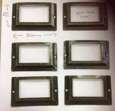6 Label Holders For Drawer