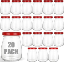 CYEER 20 Pcs Small Glass Jars