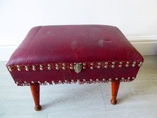 Vintage Sewing Box / Footstool
