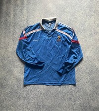 Vintage France 1985-1986 Football Shirt Jersey Maillot Adidas Long Sleeve Size M