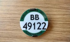 PSV Bus Conductors Badge BB 49122  Yorkshire Traffic Area
