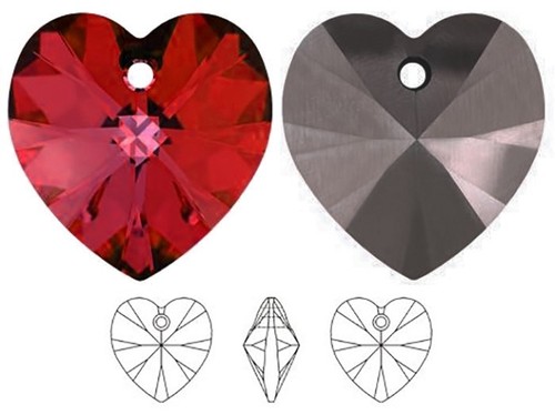 Swarovski crystal xilion heart - swarovski,