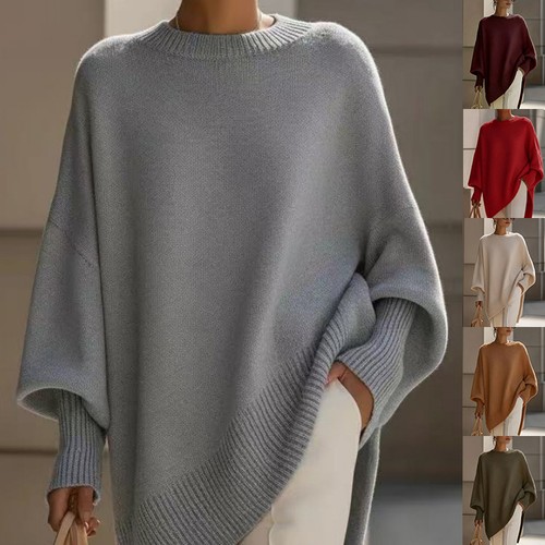 Women thick knitted pullover - women's,
