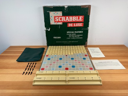 Vintage 1973 scrabble - de, luxe