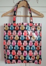 Colourful Oil Cloth Owl Motif