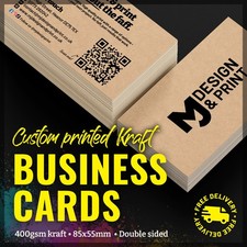 Custom Printed Kraft Business