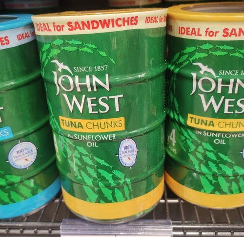 John west tuna chunks - john,