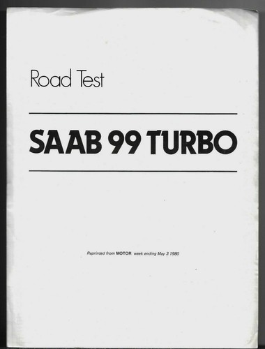 Saab turbo saloon road - saab,