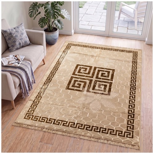 Greek key rug hallway runner - greek,