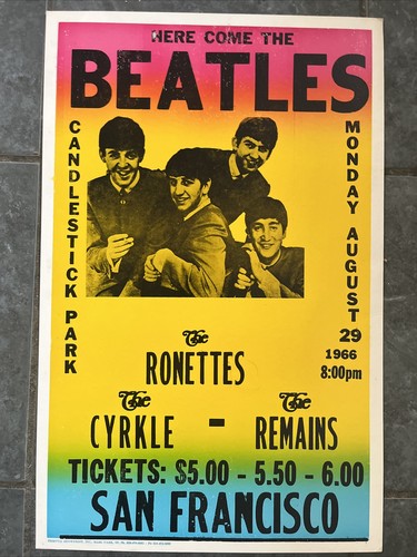 The beatles tour poster s - the,