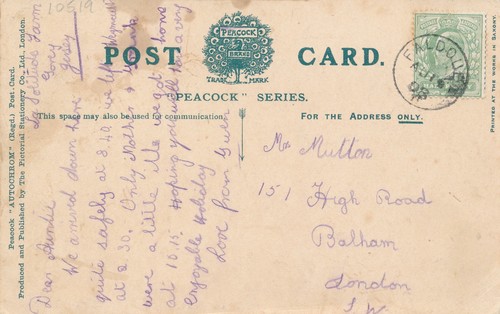 Jersey village postmark