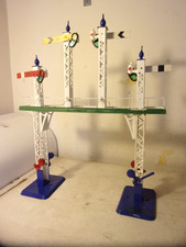 Hornby O Gauge=rebuilt No. 2 Signal Gantry -2 road-working-v.good c1938