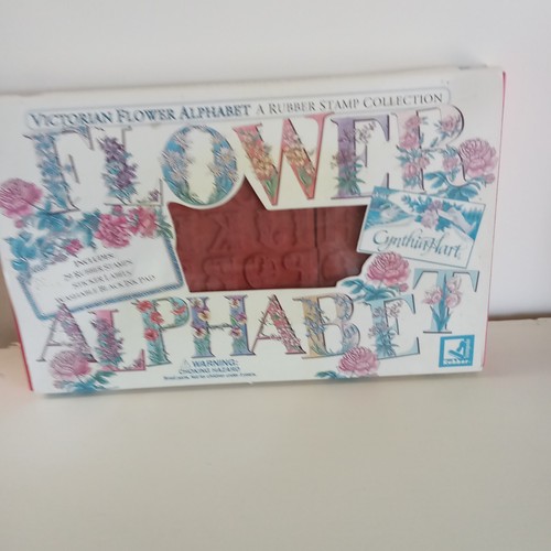 Victorian flower alphabet - flower,