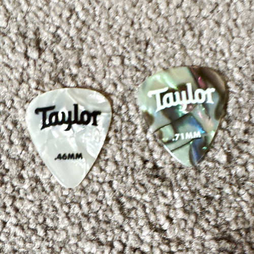 Taylor celluloid guitar picks - taylor,