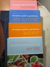 4x Reader's Digest All-Season Guide to Gardening Late Summer Autumn Winter HB