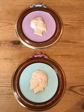 2 x Vintage / Antique Raised