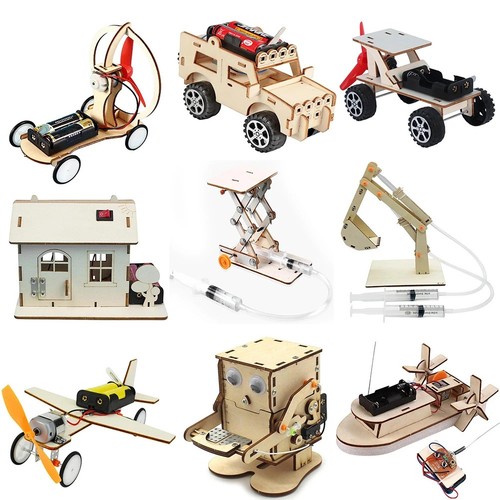 Diy stem science kit wooden - 3d,