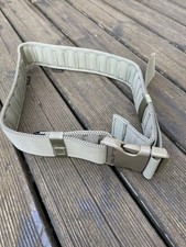 BRITISH ARMY Light Olive Webbing Trouser Waist Belt Small Military Surplus Cadet