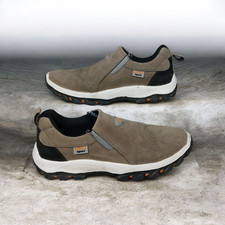 UFK Sport Lightweight Suede Slip On Trainers / Shoes Men's Eur 42 UK 9 {Estmtd}