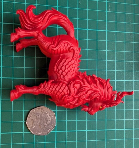 Resin chinese dragon ornament - resin,