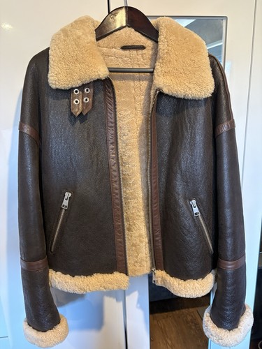Ami paris shearling leather - ami,