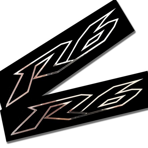 Yzf outline silver - r6, chrome