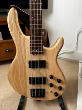 Bass Guitar: Cort Action Deluxe AS Electric, Natural, Open Pore