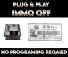 SKODA OCTAVIA 1.9 TDI BKC ECU PLUG&PLAY IMMO OFF  03G906016BD 0281012236