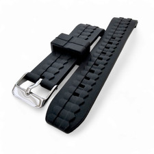 Premium curved end watch strap - curved,